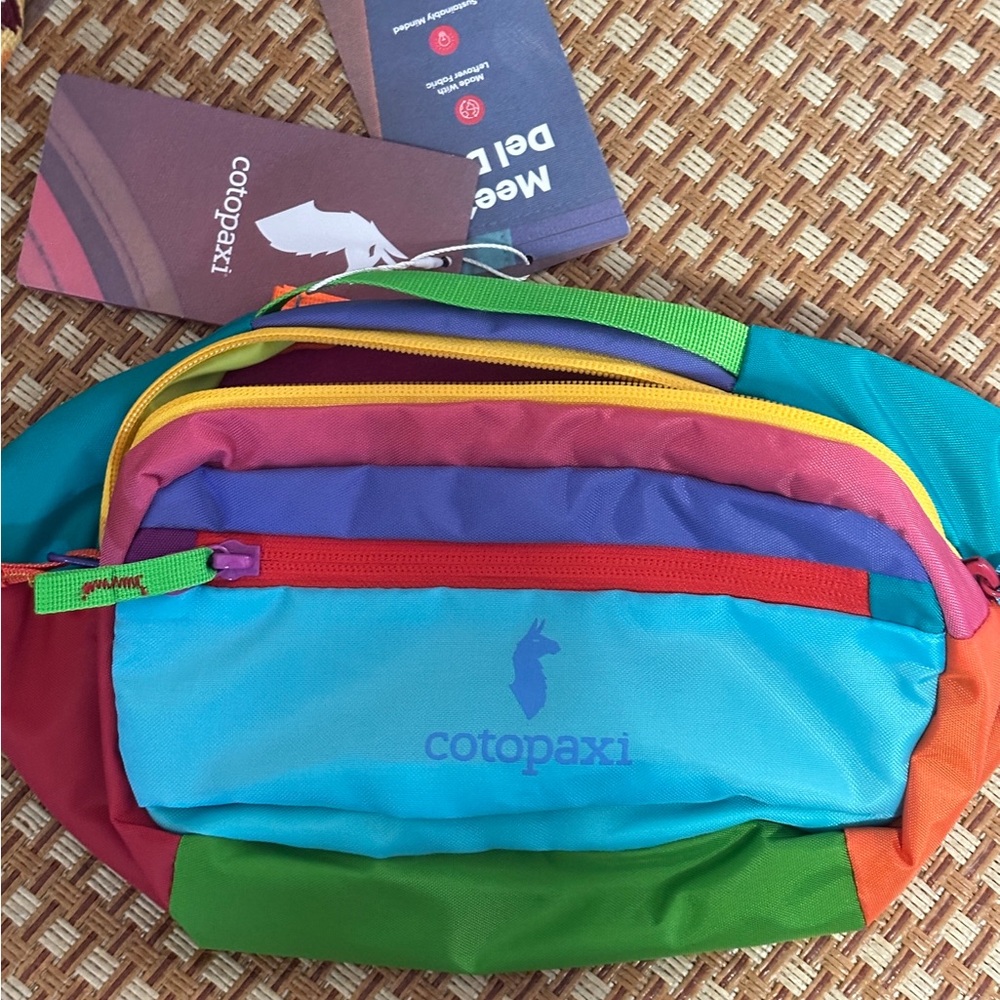 Cotopaxi Colorful Del Día Waist Pack